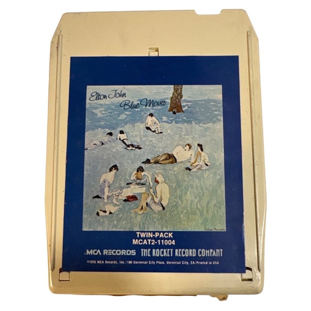 Elton John Blue Moves 8-Track Cartridge MCA Records 1976